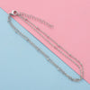Stainless Steel Glossy Bead Bracelet And Foot Chain Jewelry Accessories Electroplated Diy Fashion Simple