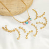 Stainless Steel Glossy Geometric Welding Multiring Jewelry Connector For Earrings Necklace Bracelet