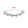 Stainless Steel Glossy Geometric Welding Multiring Jewelry Connector For Earrings Necklace Bracelet