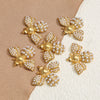 Stainless Steel Gold Bee Pendant Necklace Highend Electroplated Jewelry Accessories
