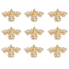 Stainless Steel Gold Bee Pendant Necklace Highend Electroplated Jewelry Accessories