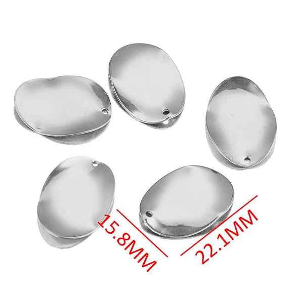 Stainless Steel Gold Electroplated Deformed Uneven Sequin Round Earrings Jewelry Accessories