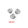 Stainless Steel Gold Electroplated Deformed Uneven Sequin Round Earrings Jewelry Accessories