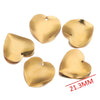 Stainless Steel Gold Electroplated Deformed Uneven Sequin Round Earrings Jewelry Accessories
