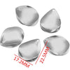 Stainless Steel Gold Electroplated Deformed Uneven Sequin Round Earrings Jewelry Accessories