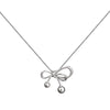 Stainless Steel Gold Plated Casual Simple Style Bow Knot Plating Pendant Necklace