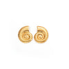 Stainless Steel Gold Plated Fashion Animal Snail Earrings For Women