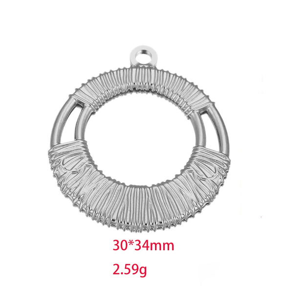 Stainless Steel Gold Plated Handmade Diy Necklace Pendant With Electroplating Technology