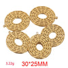 Stainless Steel Gold Plated Handmade Diy Necklace Pendant With Electroplating Technology