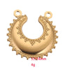 Stainless Steel Gold Plated Handmade Diy Necklace Pendant With Electroplating Technology