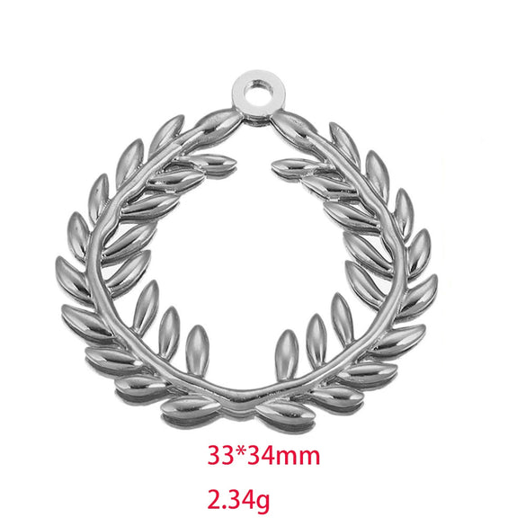 Stainless Steel Gold Plated Handmade Diy Necklace Pendant With Electroplating Technology