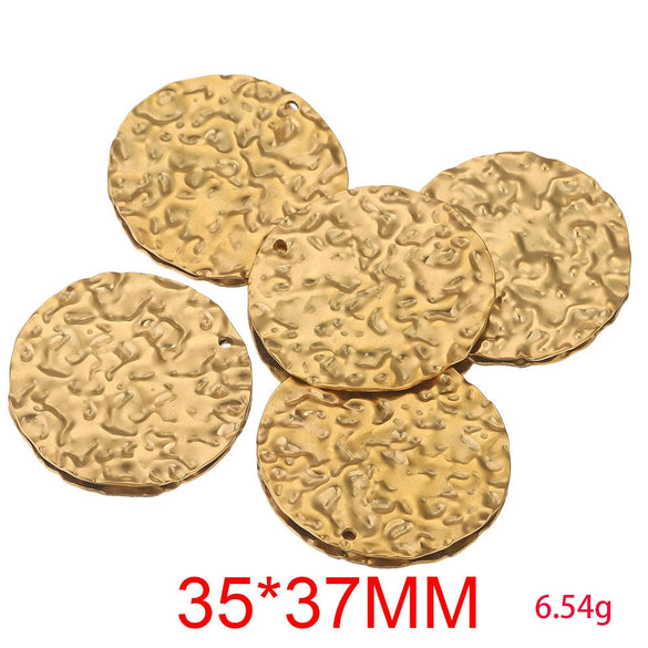 Stainless Steel Gold Plated Handmade Diy Necklace Pendant With Electroplating Technology