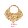 Stainless Steel Gold Plated Handmade Diy Necklace Pendant With Electroplating Technology