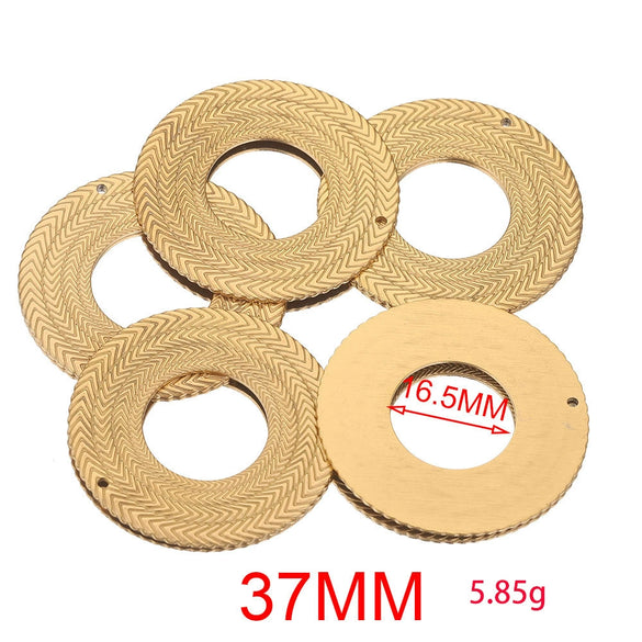Stainless Steel Gold Plated Handmade Diy Necklace Pendant With Electroplating Technology