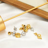 Stainless Steel Gold Plated Small Bell Pendant Jewelry Accessories