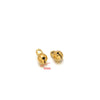 Stainless Steel Gold Plated Small Bell Pendant Jewelry Accessories