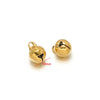 Stainless Steel Gold Plated Small Bell Pendant Jewelry Accessories