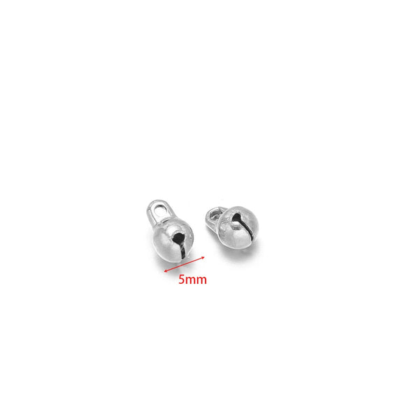 Stainless Steel Gold Plated Small Bell Pendant Jewelry Accessories