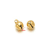 Stainless Steel Gold Plated Small Bell Pendant Jewelry Accessories