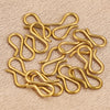 Stainless Steel Gold Plated Sshaped Fish Pattern Buckle Hook Jewelry Making Bracelet Necklace Connector