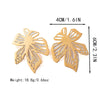 Stainless Steel Gold Plated Sweet Butterfly Animal Zodiac Earrings For Women