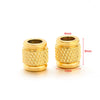 Stainless Steel Gold Plated Twill Mesh Pearlescent Beaded Necklace Bracelet Accessories