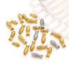 Stainless Steel Goldplated Fish Pattern Spacer Ball Dragon Boat Diy Bracelet Spare Accessories