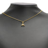 Stainless Steel Goldplated Fivepointed Star Pendant Fashion Bracelet And Necklace Accessories