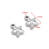 Stainless Steel Goldplated Fivepointed Star Pendant Fashion Bracelet And Necklace Accessories
