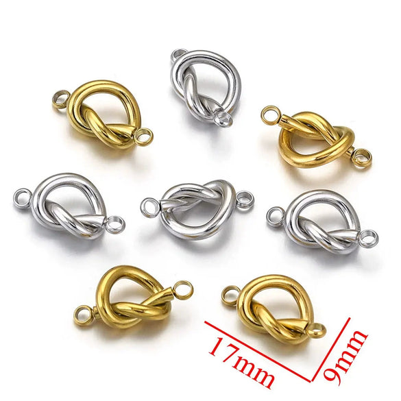 Stainless Steel Goldplated Heartshaped Connector Pendant Jewelry Accessories With Totem Pattern For Diy Necklace Earrings