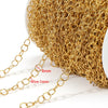 Stainless Steel Goldplated Oshape Chain Jewelry Necklace Accessories