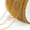 Stainless Steel Goldplated Oshape Chain Jewelry Necklace Accessories