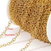 Stainless Steel Goldplated Oshape Chain Jewelry Necklace Accessories