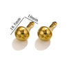 Stainless Steel Gourd Niche Pendant Jewelry Accessories With Electroplating