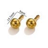 Stainless Steel Gourd Niche Pendant Jewelry Accessories With Electroplating