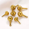 Stainless Steel Gourd Niche Pendant Jewelry Accessories With Electroplating