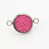 Stainless Steel Gypsophila Double Head Pendant Jewelry Accessories With Electroplating And Geometric Style