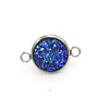 Stainless Steel Gypsophila Double Head Pendant Jewelry Accessories With Electroplating And Geometric Style