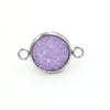 Stainless Steel Gypsophila Double Head Pendant Jewelry Accessories With Electroplating And Geometric Style