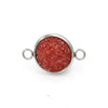 Stainless Steel Gypsophila Double Head Pendant Jewelry Accessories With Electroplating And Geometric Style