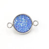 Stainless Steel Gypsophila Double Head Pendant Jewelry Accessories With Electroplating And Geometric Style