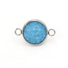 Stainless Steel Gypsophila Double Head Pendant Jewelry Accessories With Electroplating And Geometric Style