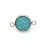Stainless Steel Gypsophila Double Head Pendant Jewelry Accessories With Electroplating And Geometric Style