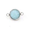 Stainless Steel Gypsophila Double Head Pendant Jewelry Accessories With Electroplating And Geometric Style