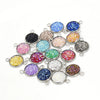 Stainless Steel Gypsophila Double Head Pendant Jewelry Accessories With Electroplating And Geometric Style