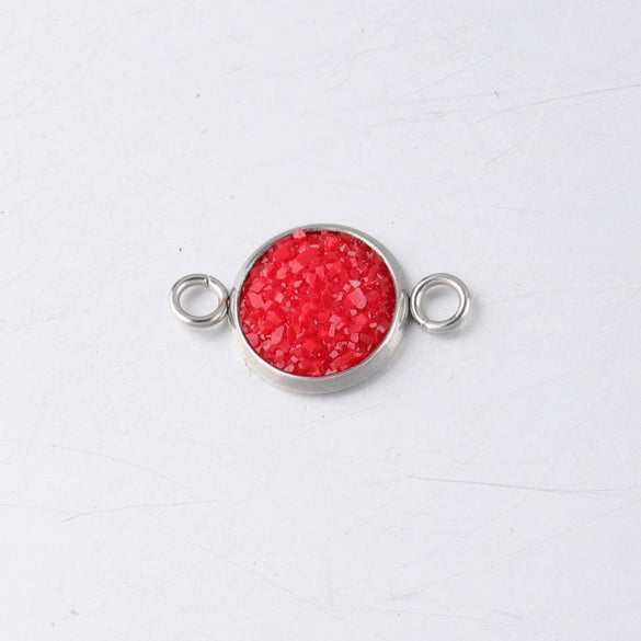 Stainless Steel Gypsophila Pendant Connector Diy Jewelry Accessories