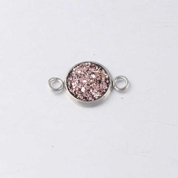 Stainless Steel Gypsophila Pendant Connector Diy Jewelry Accessories