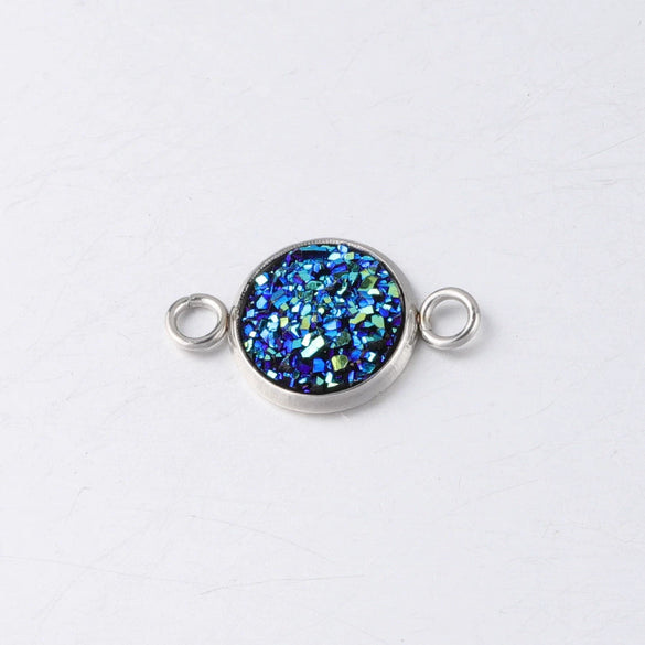 Stainless Steel Gypsophila Pendant Connector Diy Jewelry Accessories