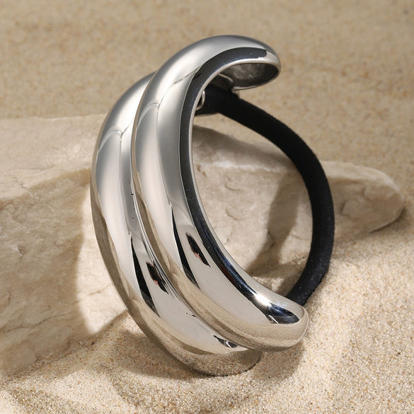 Stainless Steel Hair Accessories Geometric Style Electroplated