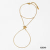 Stainless Steel Hand Chain With Starfish Design For Women Simple Ins Style Electroplated